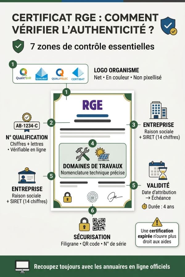 Les éléments essentiels d'un certificat authentique