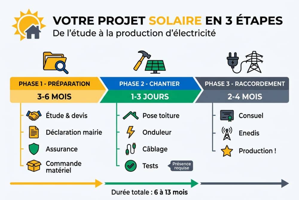 Vue d'ensemble du parcours d'installation