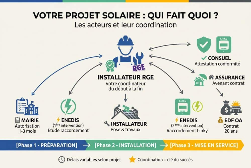 Qui fait quoi et à quel moment