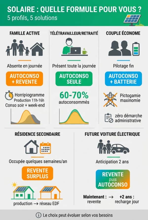 Profils types : qui devrait choisir quoi ?