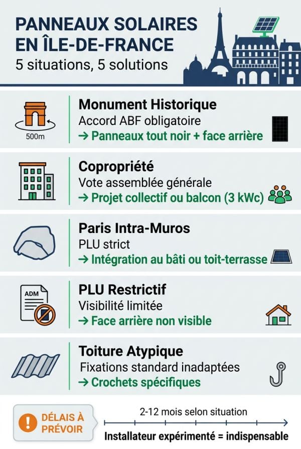 Contraintes urbanistiques franciliennes et solutions adaptées