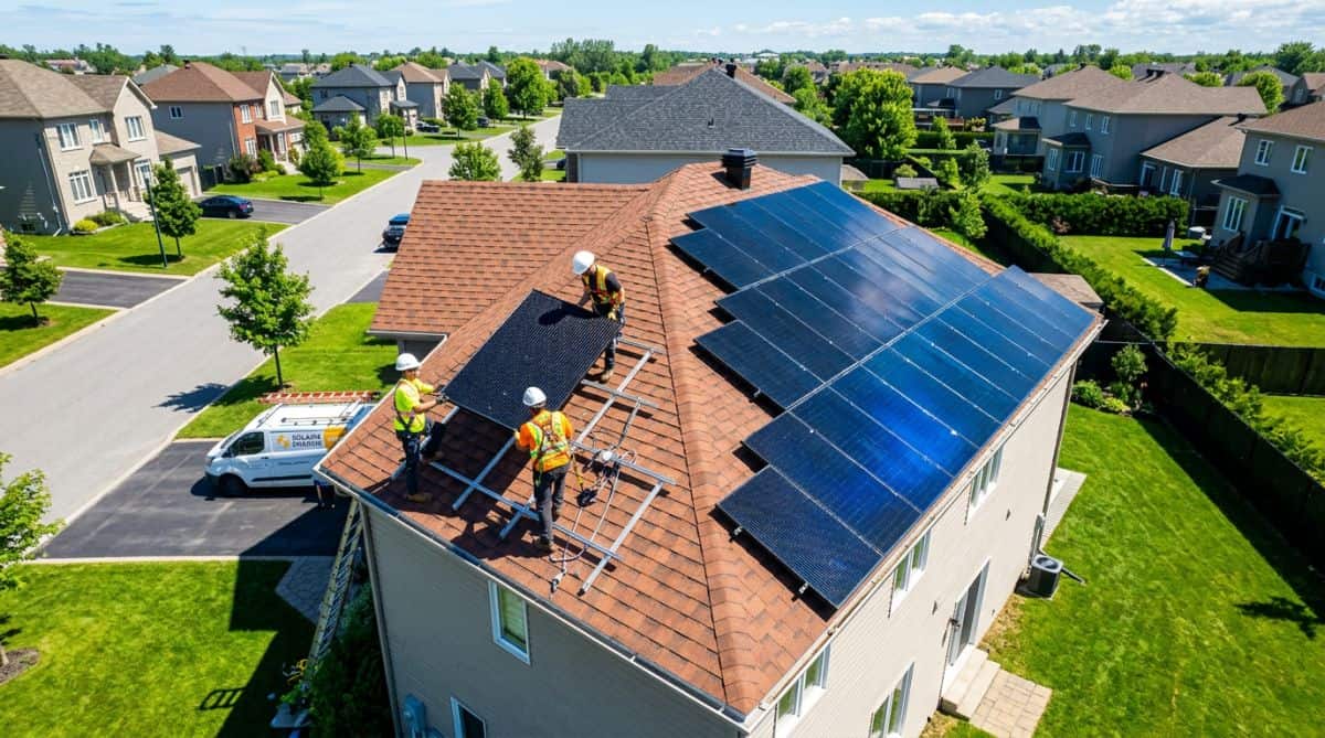 Comment se déroule une installation de panneaux solaires