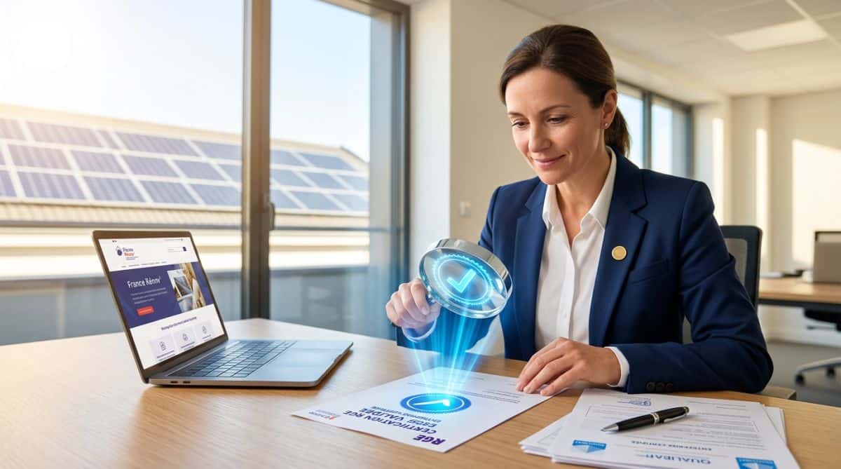 Comment vérifier la certification RGE d'un installateur
