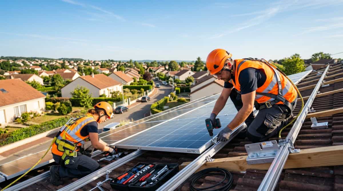 Le déroulement de la pose en toiture